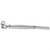 Stainless steel turnbuckle with fixed clevis 6 mm
