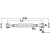 AISI 316 5 mm rigging screw - N°2 - comptoirnautique.com