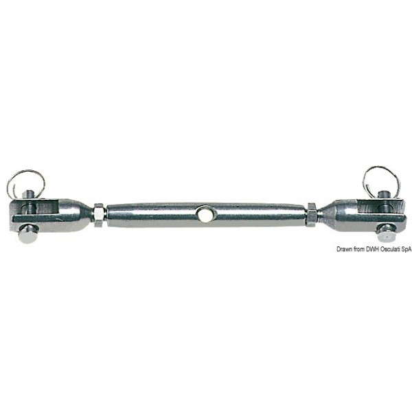 Turnbuckle AISI 316 10 mm - N°1 - comptoirnautique.com