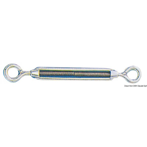 Double eyebolt AISI 316 4 mm - N°1 - comptoirnautique.com