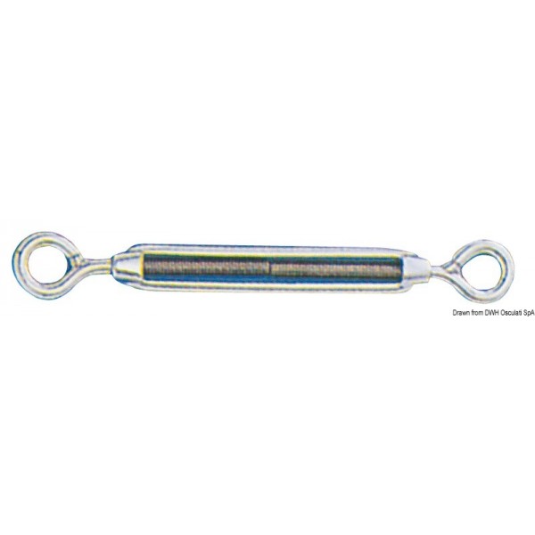 Vite di fissaggio a doppio golfare AISI 316 4 mm - N°1 - comptoirnautique.com