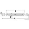 Vite di fissaggio a doppio golfare AISI 316 4 mm - N°2 - comptoirnautique.com