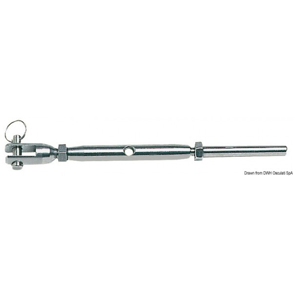 Vite di fissaggio per cavi AISI 316 10 mm - N°1 - comptoirnautique.com