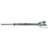 Tenditore con forcelle incernierate in AISI 316 da 10 mm