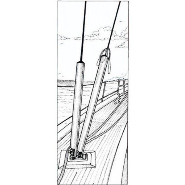 Guaine per funi portanti da 40 mm x 2 m - N°2 - comptoirnautique.com