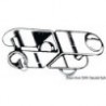 Girella in acciaio inox 13 x 15 mm