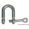 U-shaped shackle with captive pin AISI 316 6 mm - N°1 - comptoirnautique.com 