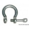 AISI 316 8 mm captive pin shackle, lyre model