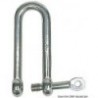 Grillo lungo con perno imperdibile AISI 316 5 mm