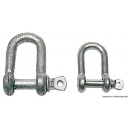 Set of 10 8 mm galvanized...