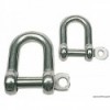 AISI 316 4 mm stainless steel shackle - N°1 - comptoirnautique.com