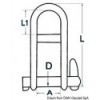 AISI 316 5 mm trigger lock shackle - N°2 - comptoirnautique.com