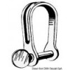 4 mm stainless steel short drawn shackle - N°1 - comptoirnautique.com