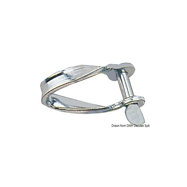 Geprägter Schäkel Torso 6 mm - N°1 - comptoirnautique.com