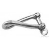 Manille torse en inox moulage de précision 4 mm  - N°1 - comptoirnautique.com