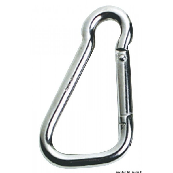 AISI 316 carabiner, large passage 18 mm - N°1 - comptoirnautique.com 