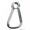 AISI 316 carabiner with large 10 mm eye