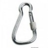 AISI 316 carabiner, large, 23mm safety ring