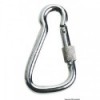 AISI 316 carabiner, large, 23mm safety ring - N°1 - comptoirnautique.com