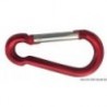 Set of 10 60 mm light alloy carabiners