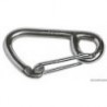 AISI 316 carabiner, large passage 100 mm