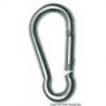 Carabiner AISI 316 polished without eye 3 mm