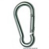 Moschettone in AISI 316 lucido senza occhiello 3 mm