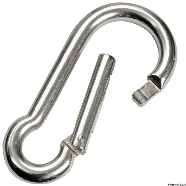 Moschettone autobloccante AISI 316 5 mm - N°4 - comptoirnautique.com