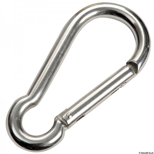 Moschettone autobloccante AISI 316 5 mm - N°5 - comptoirnautique.com