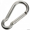 Moschettone autobloccante da 6 mm in AISI 316 - N°4 - comptoirnautique.com