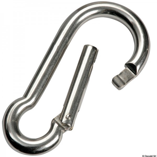 Moschettone autobloccante AISI 316 8 mm - N°2 - comptoirnautique.com