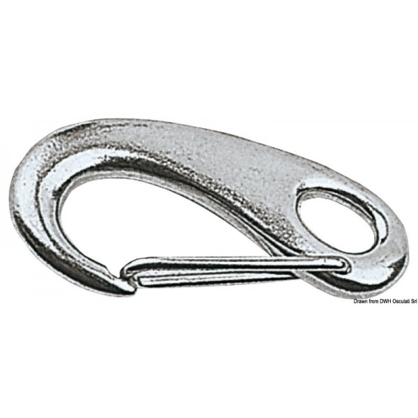 Gancio a molla AISI 316 31 mm - N°1 - comptoirnautique.com