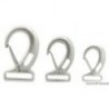 Moschettone in AISI 316 per reggia 52x26 mm