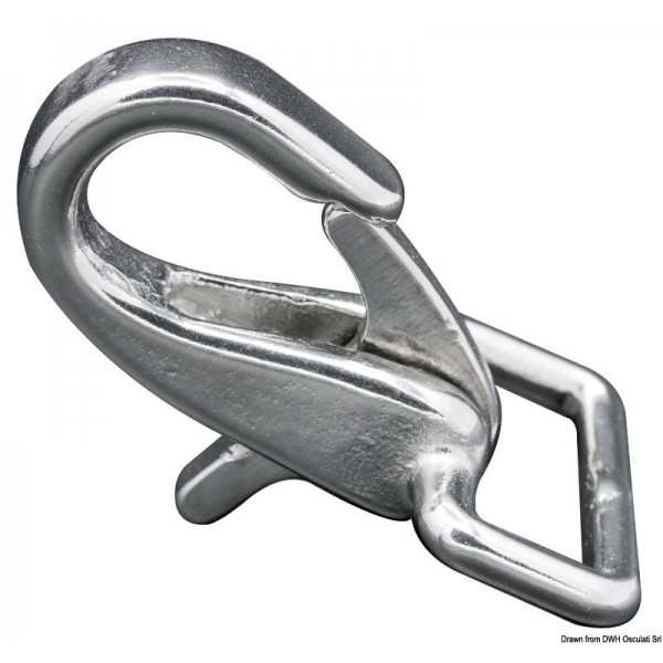 10 Moschettoni in acciaio inox per fettuccia da 25 mm - N°1 - comptoirnautique.com