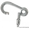 Moschettone in acciaio inox con apertura verso l'esterno da 60 mm - N°1 - comptoirnautique.com