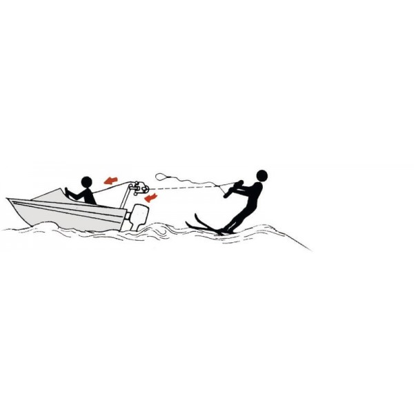 Moschettone da 59,5 mm per sci nautico - N°4 - comptoirnautique.com