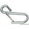 Stainless steel spring hook 95 mm - N°1 - comptoirnautique.com