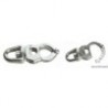 Moschettone a scatto AISI 316 85 mm
