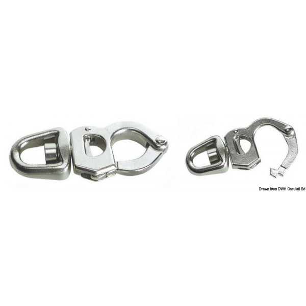 Trigger carabiner AISI 316 105 mm - N°1 - comptoirnautique.com 