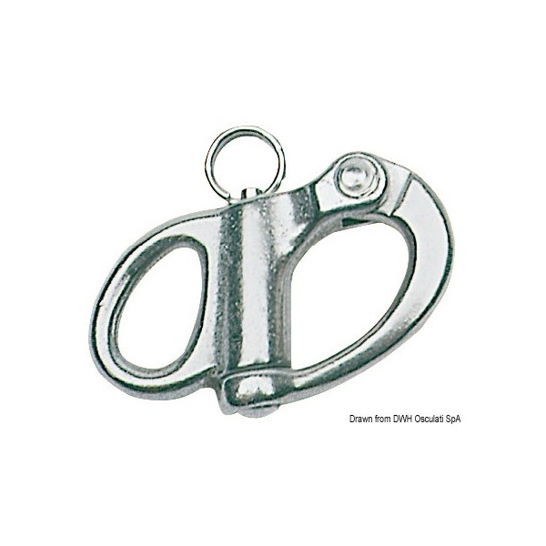 Moschettone per spinnaker AISI 316 52 mm - N°1 - comptoirnautique.com