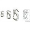 Stainless steel carabiner 50 mm