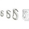 Moschettone in acciaio inox da 65 mm