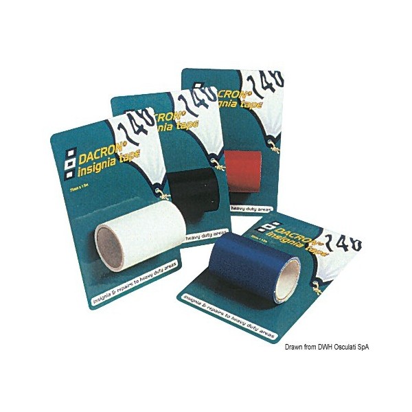 Nastro adesivo 75 mm x 1,5 bianco - N°1 - comptoirnautique.com
