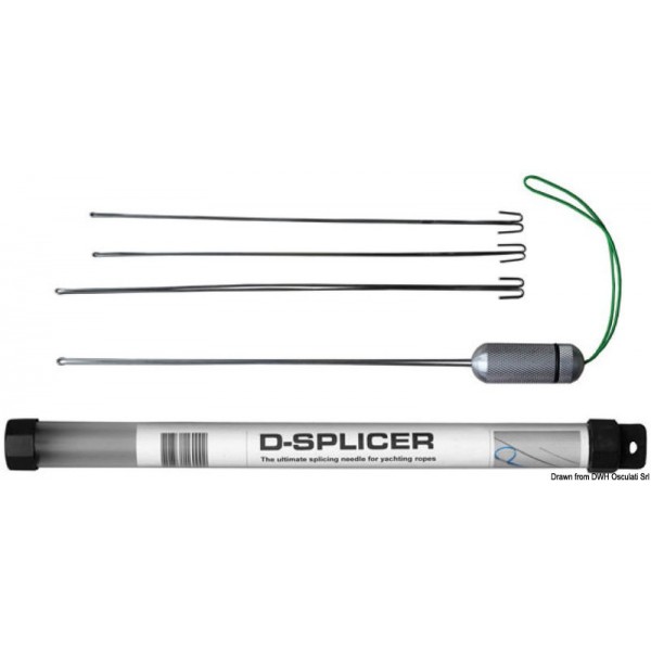 Set of 4 D-SPLICER splicing needles - N°1 - comptoirnautique.com 