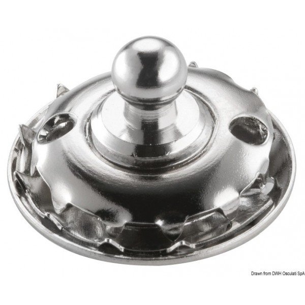 Manopola maschio Loxx con collare zigrinato - N°1 - comptoirnautique.com