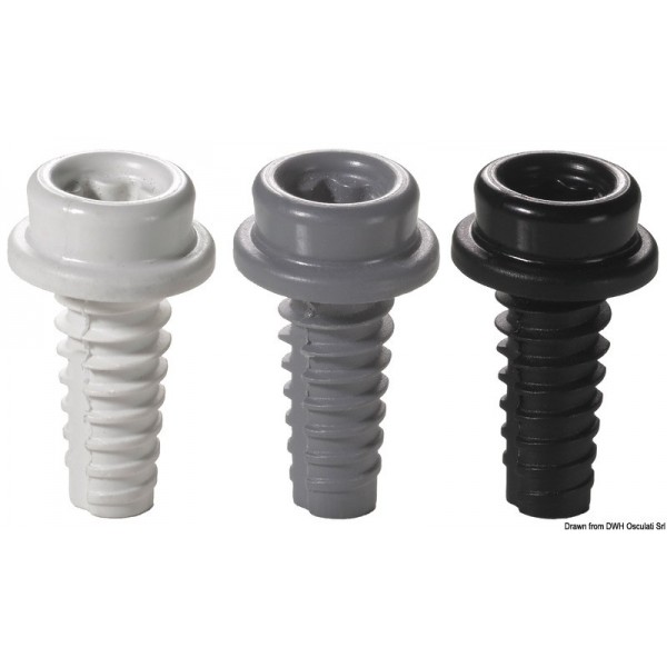 Manopola universale CAF-COMPO filetto corto crema  - N°1 - comptoirnautique.com