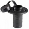 Base per asta da bandiera in plastica, montaggio a incasso 2 contatti, nero - N°1 - comptoirnautique.com