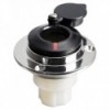 Base in acciaio inox, diritta, da incassare, rimovibile, nera - N°1 - comptoirnautique.com