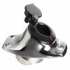 Base angolare da incasso in acciaio inox con asta nera rimovibile - N°2 - comptoirnautique.com