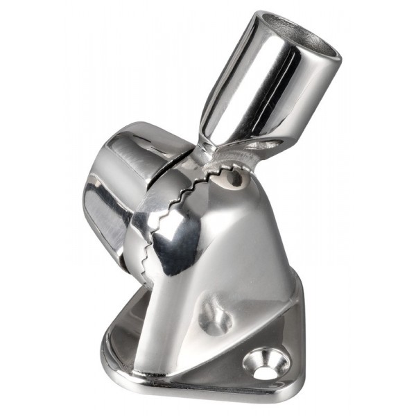 Base regolabile in acciaio inox per palo Aerodinamics - N°1 - comptoirnautique.com